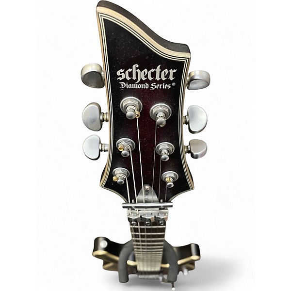 Used Schecter Guitar Research C1 Floyd Rose Platinum Crimson Burst Solid Body Electric Guitar