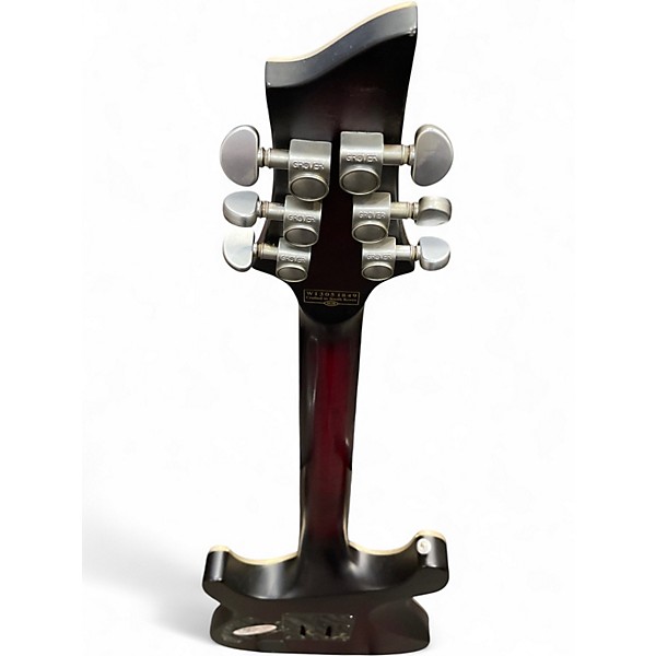 Used Schecter Guitar Research C1 Floyd Rose Platinum Crimson Burst Solid Body Electric Guitar