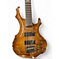 Used ESP LTD F155DX 5 String Trans Brown Electric Bass Guitar thumbnail