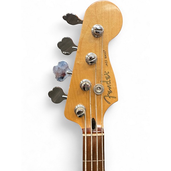 Used Fender PLAYER JAZZ FRETLESS Sunburst Electric Bass Guitar