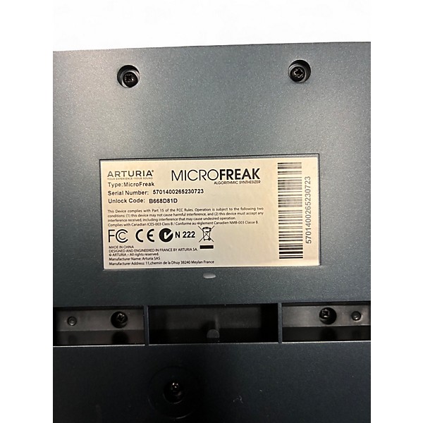 Used Arturia MicroFreak Synthesizer