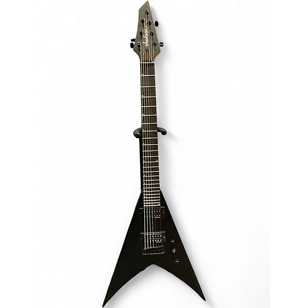 Used Jackson King V JS22-7 Satin Black Solid Body Electric Guitar
