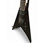 Used Jackson King V JS22-7 Satin Black Solid Body Electric Guitar