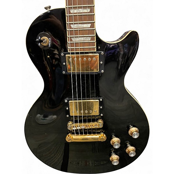 Used Epiphone Les Paul Custom Black Solid Body Electric Guitar