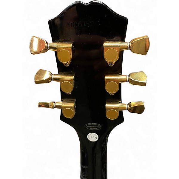 Used Epiphone Les Paul Custom Black Solid Body Electric Guitar