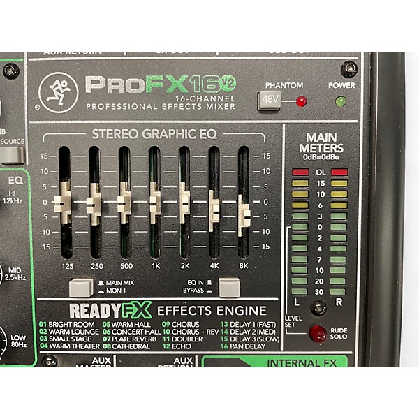 Used Mackie PROFX16 Unpowered Mixer