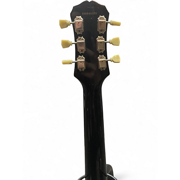 Used 1998 Epiphone Les Paul Standard Black Solid Body Electric Guitar