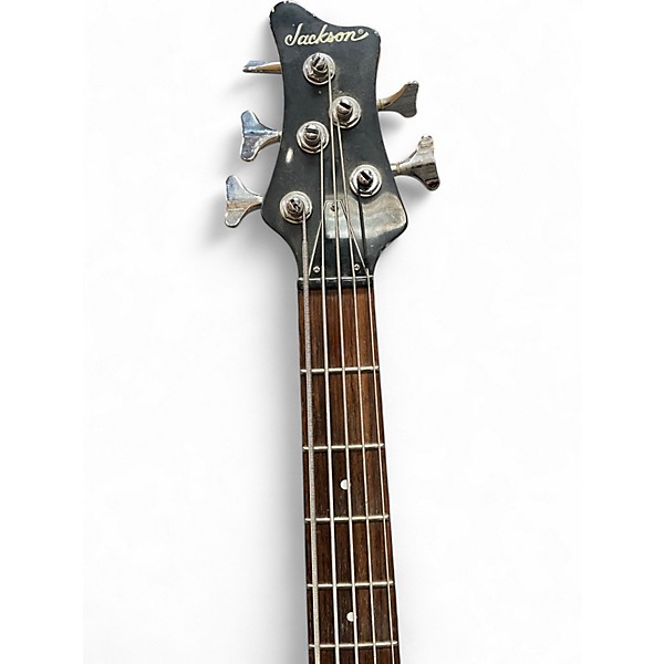 Used Jackson 5-String Bass White Electric Bass Guitar