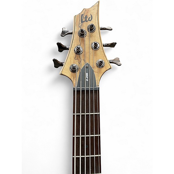 Used ESP LTD B206SM 6 String Spalted Maple Electric Bass Guitar