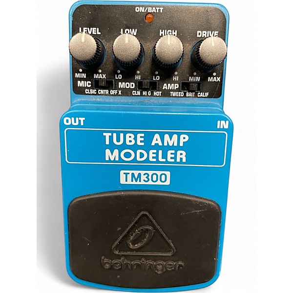 Used Behringer TM300 Tube Amp Modeler Effect Pedal