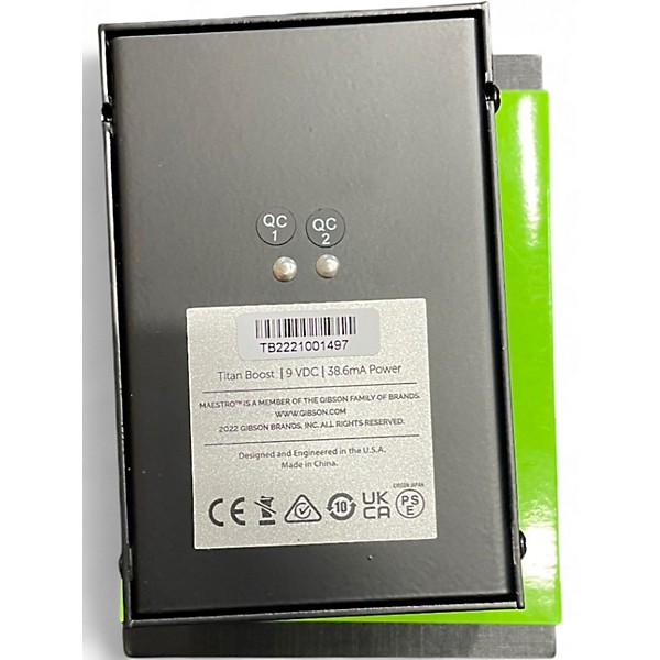 Used Maestro Titan Boost Effect Pedal