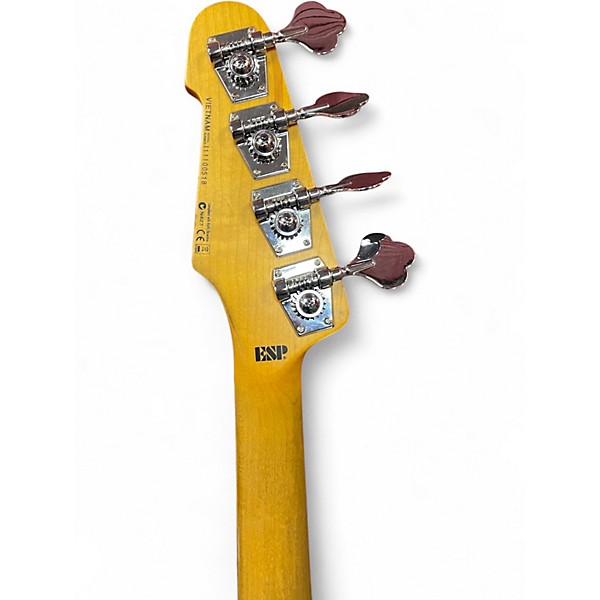 Used ESP LTD Vintage 204 Sunburst Electric Bass Guitar