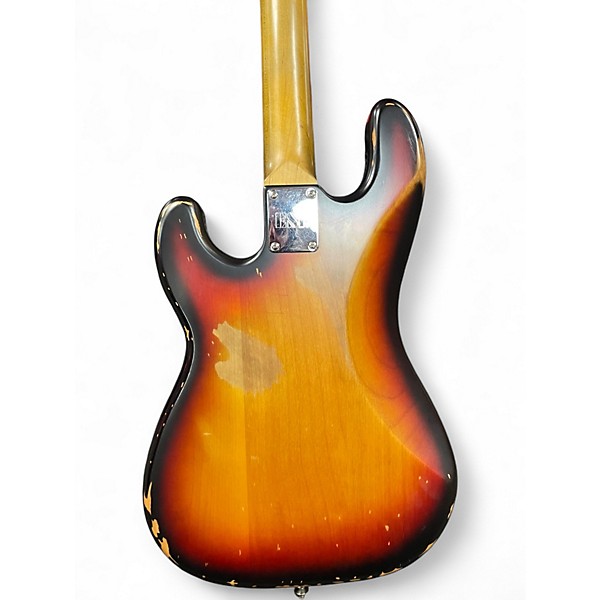 Used ESP LTD Vintage 204 Sunburst Electric Bass Guitar