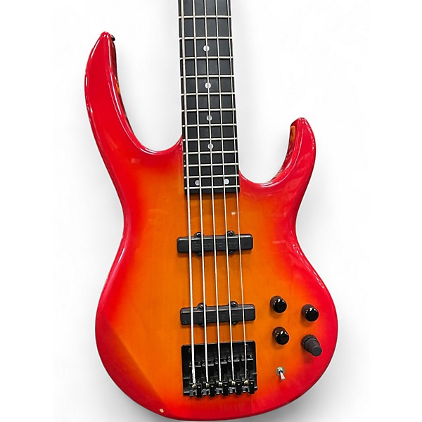 Used Carvin LB75 Cherry Sunburst Electric Bass Guitar