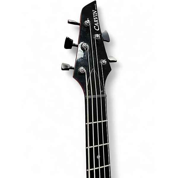 Used Carvin LB75 Cherry Sunburst Electric Bass Guitar