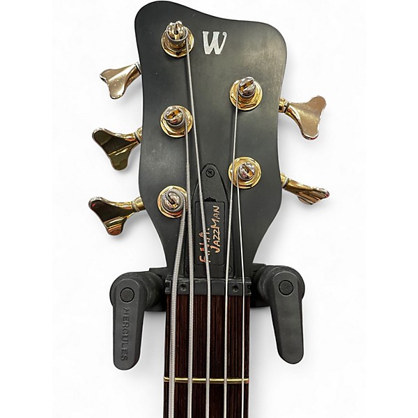 Used 2003 Warwick FNA Jazzman 5 String Amber Electric Bass Guitar
