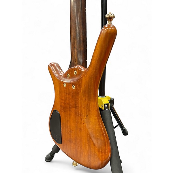 Used 2003 Warwick FNA Jazzman 5 String Amber Electric Bass Guitar