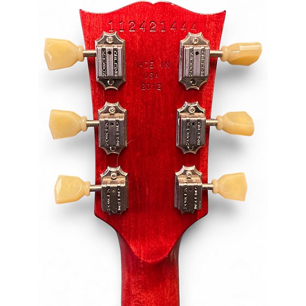 Used Gibson Les Paul Studio 70's Tribute Satin Cherry Solid Body Electric Guitar