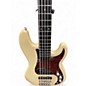 Used Harley Benton Deluxe Series Antique White Electric Bass Guitar
