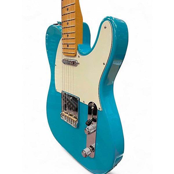 Used 2023 Fender American Professional II Telecaster Miami Blue Solid Body Electric Guitar
