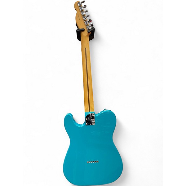 Used 2023 Fender American Professional II Telecaster Miami Blue Solid Body Electric Guitar