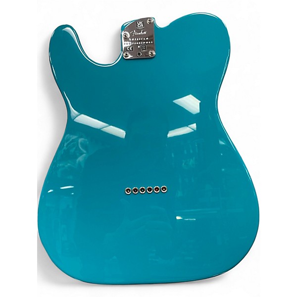 Used 2023 Fender American Professional II Telecaster Miami Blue Solid Body Electric Guitar