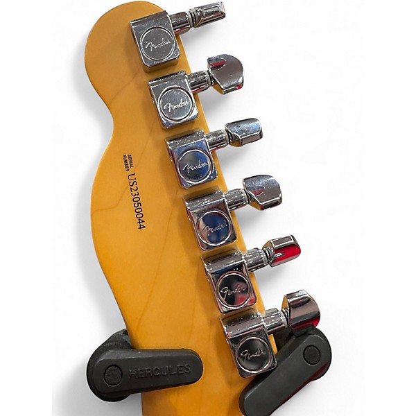 Used 2023 Fender American Professional II Telecaster Miami Blue Solid Body Electric Guitar