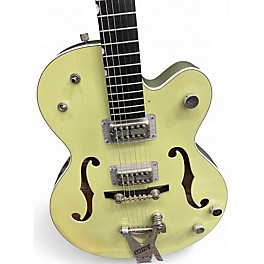 Used Gretsch Guitars G6118T Anniversary Lime Green Hollow Body Electric Guitar