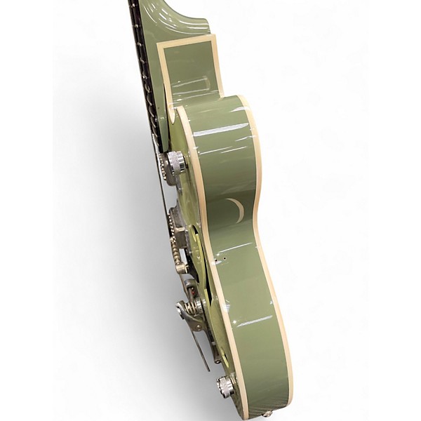 Used Gretsch Guitars G6118T Anniversary Lime Green Hollow Body Electric Guitar