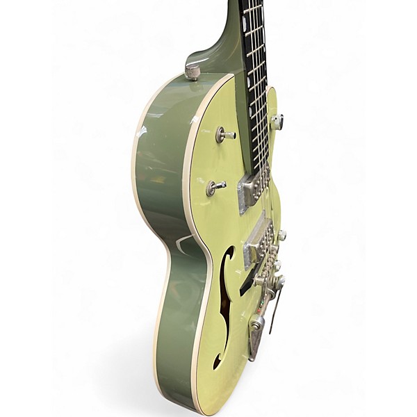 Used Gretsch Guitars G6118T Anniversary Lime Green Hollow Body Electric Guitar