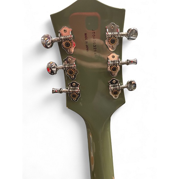 Used Gretsch Guitars G6118T Anniversary Lime Green Hollow Body Electric Guitar