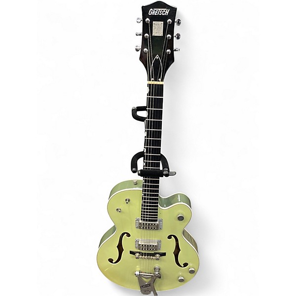 Used Gretsch Guitars G6118T Anniversary Lime Green Hollow Body Electric Guitar