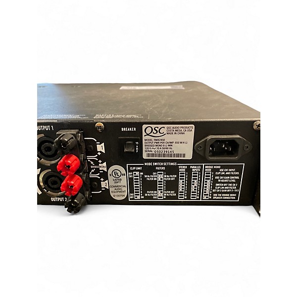 Used QSC RMX2450 Power Amp