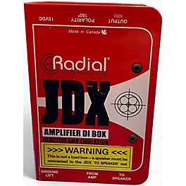 Used Radial Engineering JDX AMPLIFIER DI BOX Direct Box