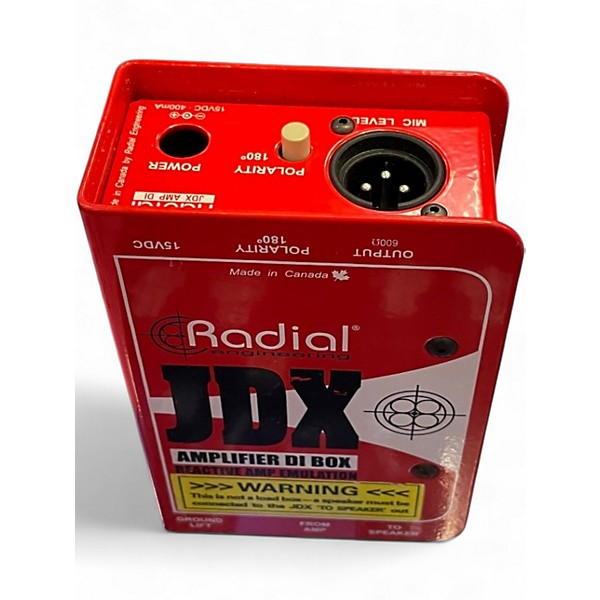 Used Radial Engineering JDX AMPLIFIER DI BOX Direct Box