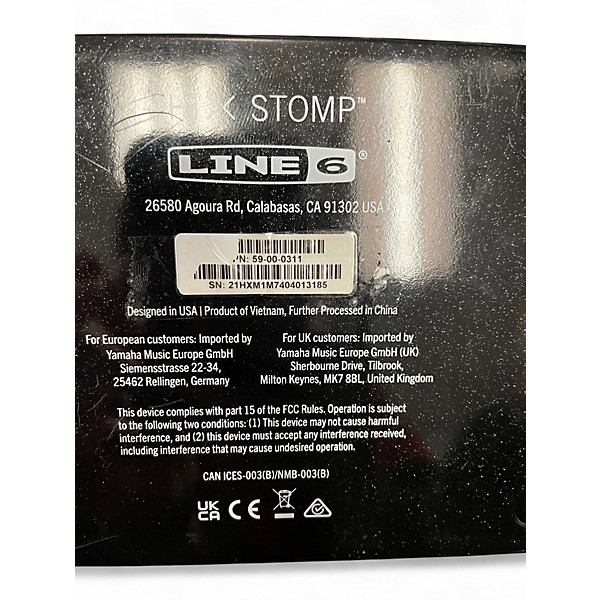 Used Line 6 HX Stomp Effect Processor