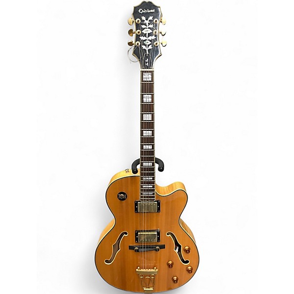Used Epiphone Joe Pass Emperor II Natural Hollow Body Electric Guitar