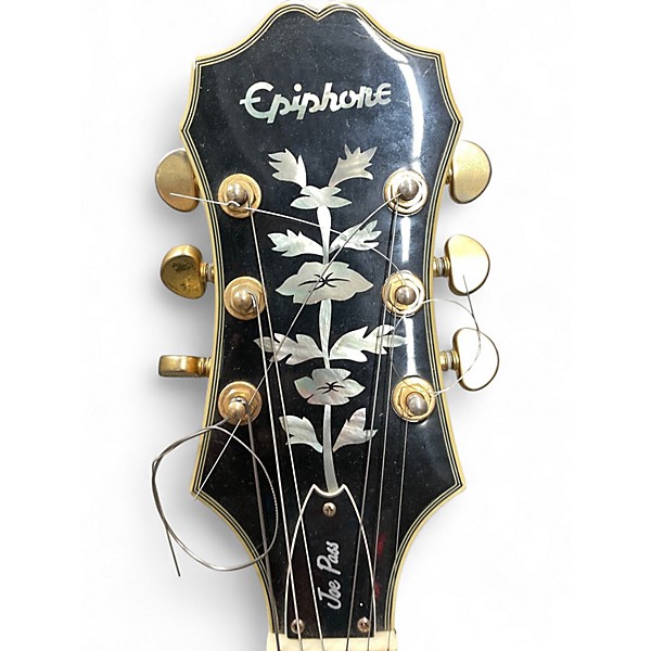 Used Epiphone Joe Pass Emperor II Natural Hollow Body Electric Guitar