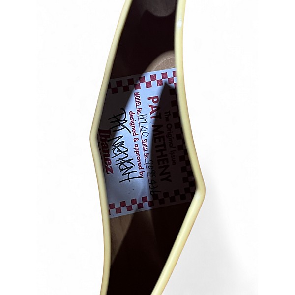 Used Ibanez PM20 Natural Hollow Body Electric Guitar