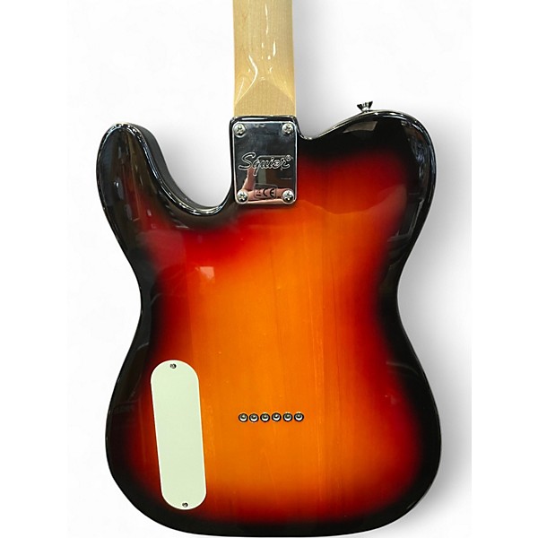 Used Squier Paranormal Baritone Cabronita Telecaster Sunburst Solid Body Electric Guitar