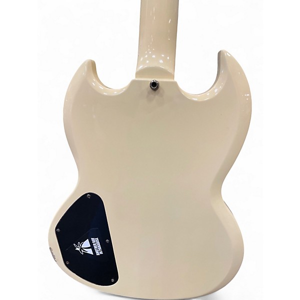 Used 2000s Epiphone G400 Les Paul (SG) Antique Ivory Solid Body Electric Guitar