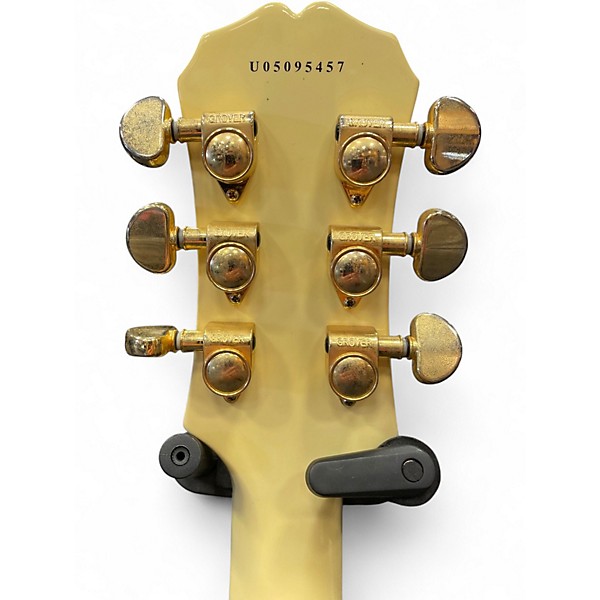 Used 2000s Epiphone G400 Les Paul (SG) Antique Ivory Solid Body Electric Guitar