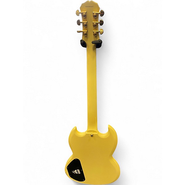 Used 2000s Epiphone G400 Les Paul (SG) Antique Ivory Solid Body Electric Guitar