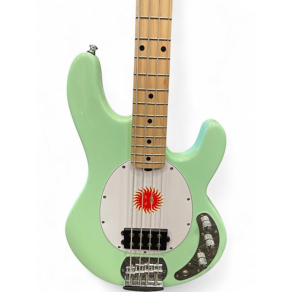 Used Sterling SUB Ray 4 Seafoam Green Electric Bass Guitar