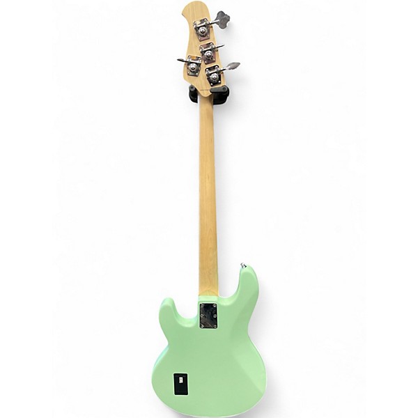 Used Sterling SUB Ray 4 Seafoam Green Electric Bass Guitar