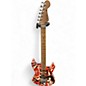 Used EVH FRANKENSTRAT RELIC RED AND WHITE Solid Body Electric Guitar thumbnail
