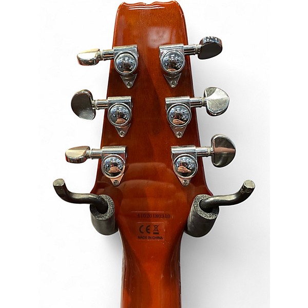 Used Aria PRO 2 PE SERIS Amber Solid Body Electric Guitar