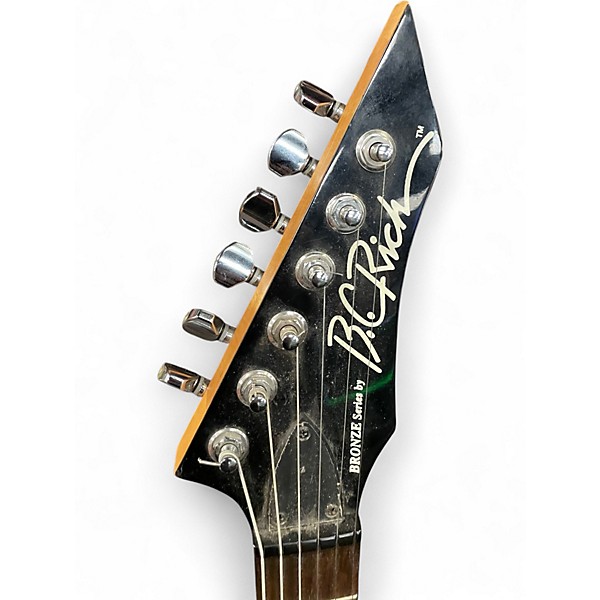 Used B.C. Rich Bronze Series Warlock Flat Red Solid Body Electric Guitar