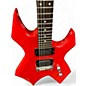 Used B.C. Rich Bronze Series Warlock Flat Red Solid Body Electric Guitar