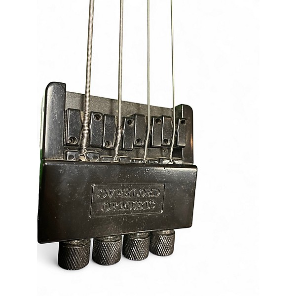 Used Unbranded Double Neck  Green Burst Electric Bass Guitar